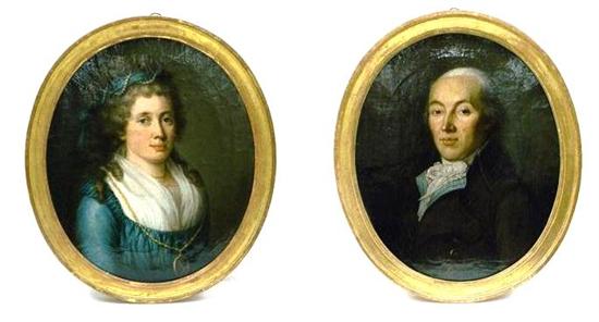 Pair of 18th C. French male and