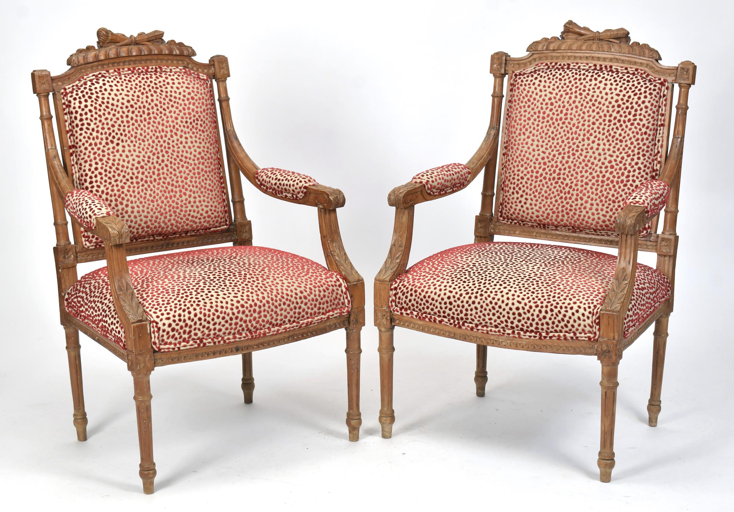 PAIR OF 18TH C. LOUIS XVI OPEN