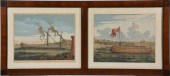 PAIR OF 18TH C NAUTICAL HAND C