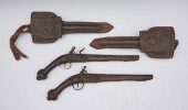 PAIR OF 18TH C TURKISH FLINTLO