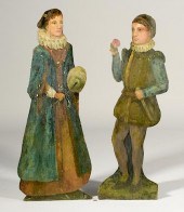 PAIR OF 18TH CENTURY DUMMY BOA