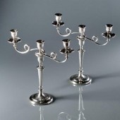 PAIR OF 18TH CENTURY SILVER CA