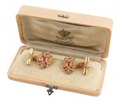 PAIR OF 1908-1913 FABERGE TWO-