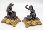 PAIR OF 19TH C. CONTINENTAL BR