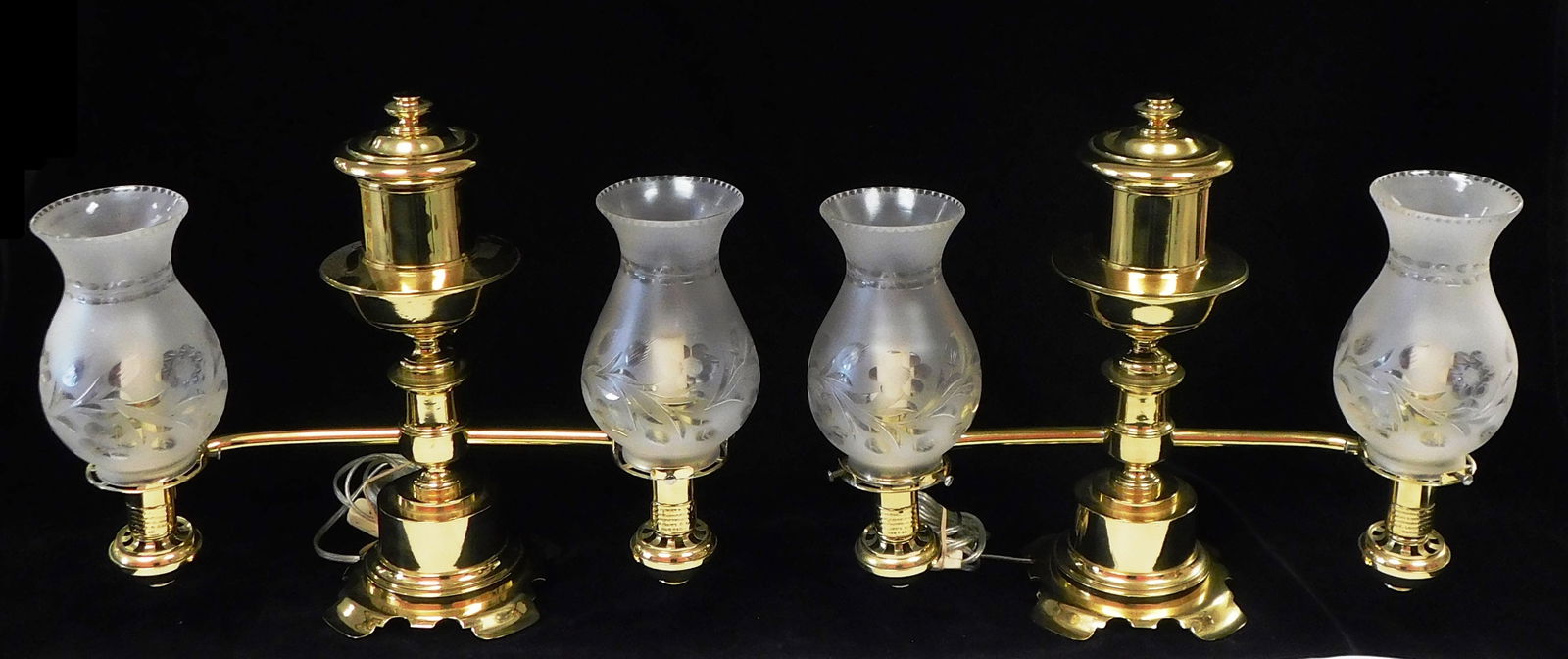 PAIR OF 19TH C. ENGLISH ARGAND