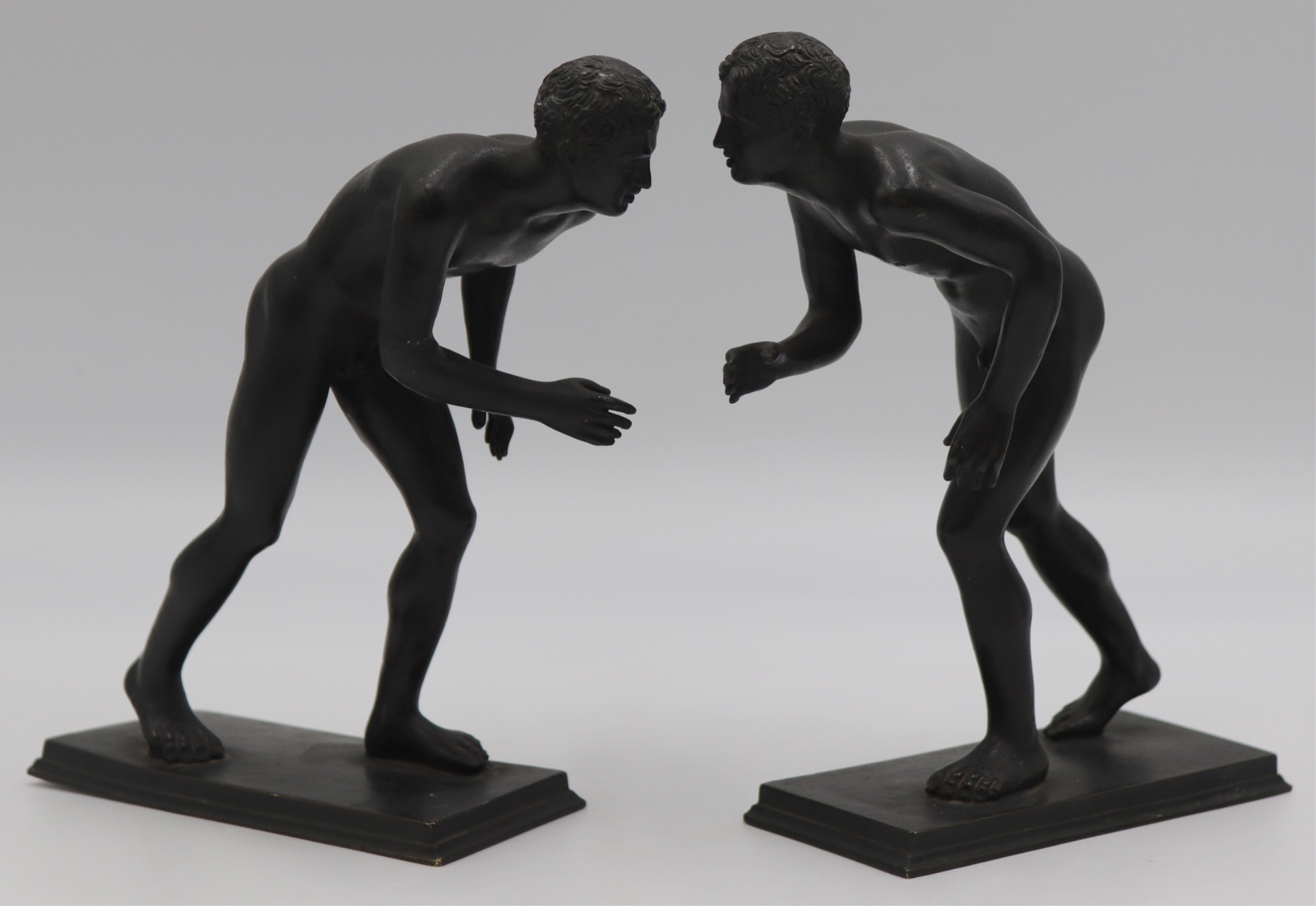 PAIR OF 19TH C GRAND TOUR MODELS OF