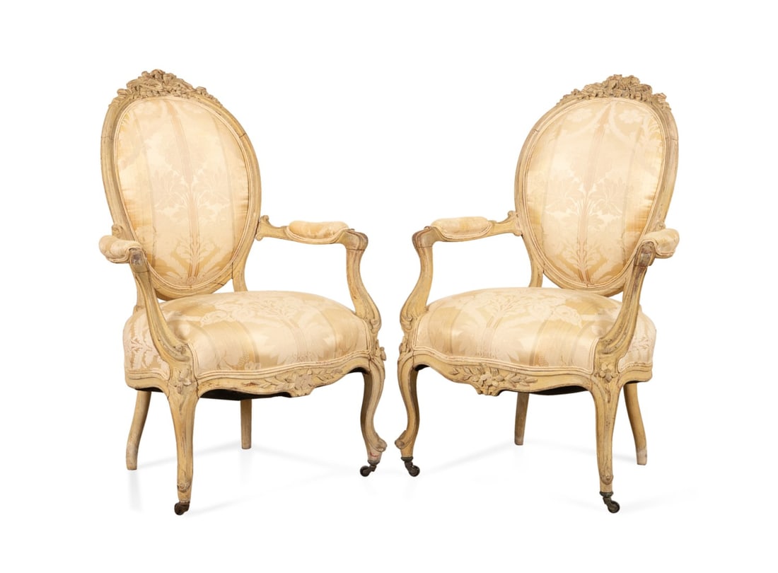 PAIR OF 19TH C. LOUIS XV REVIVAL