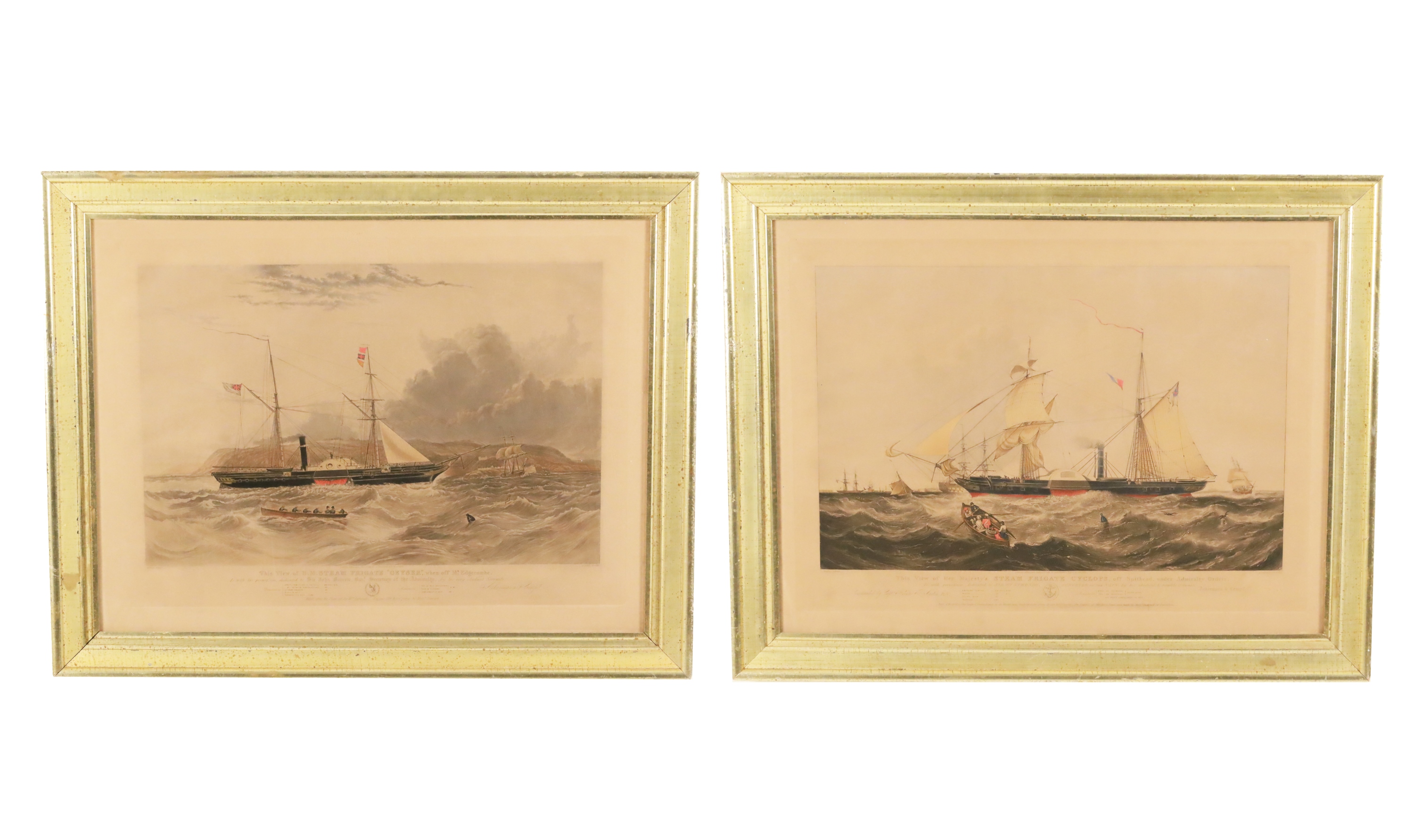 PAIR OF 19TH C. MARITIME ENGRAVINGS