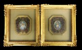 PAIR OF 19TH C. MINIATURE PORT