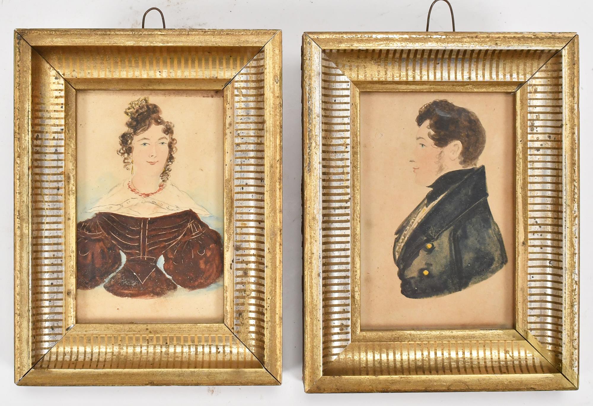 PAIR OF 19TH C. MINIATURE