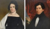 PAIR OF 19TH C. OIL ON BOARD P