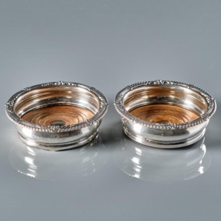 PAIR OF 19TH C. OLD SHEFFIELD PLATE