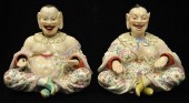 Pair of 19th C. porcelain nodd