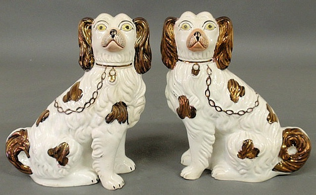 Pair of 19th c. Staffordshire