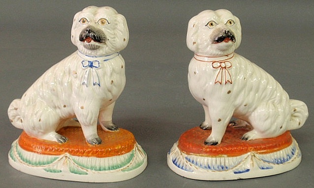 Pair of 19th c. Staffordshire