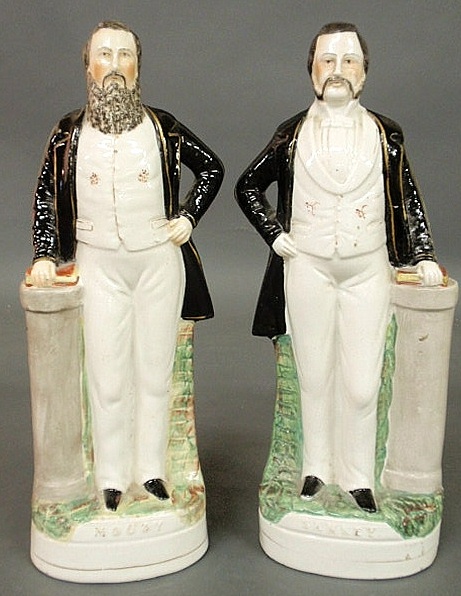 Pair of 19th c. Staffordshire