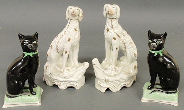 Pair of 19th c. Staffordshire