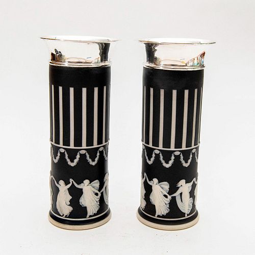 PAIR OF 19TH C. WEDGWOOD JASPERWARE