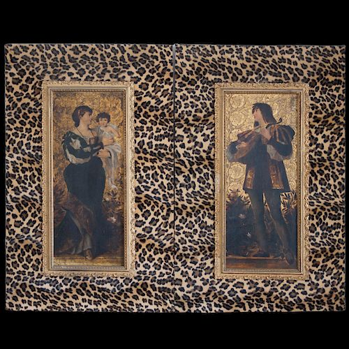 PAIR OF 19TH CENT. ITALIAN OIL ON
