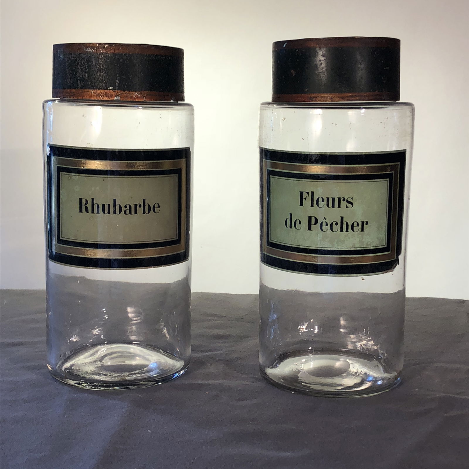 PAIR OF 19TH CENTURY APOTHECARY