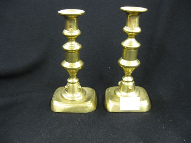 Pair of 19th Century Brass
