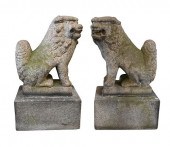 PAIR OF 19TH CENTURY CARVED GR