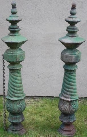 PAIR OF 19TH CENTURY CAST IRON