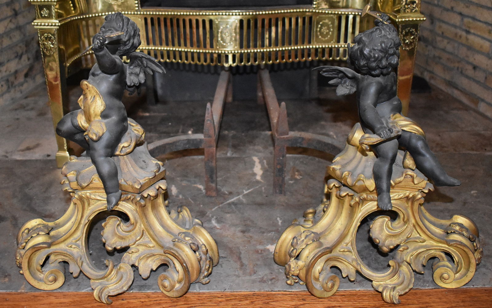 PAIR OF 19TH CENTURY FRENCH FIGURAL