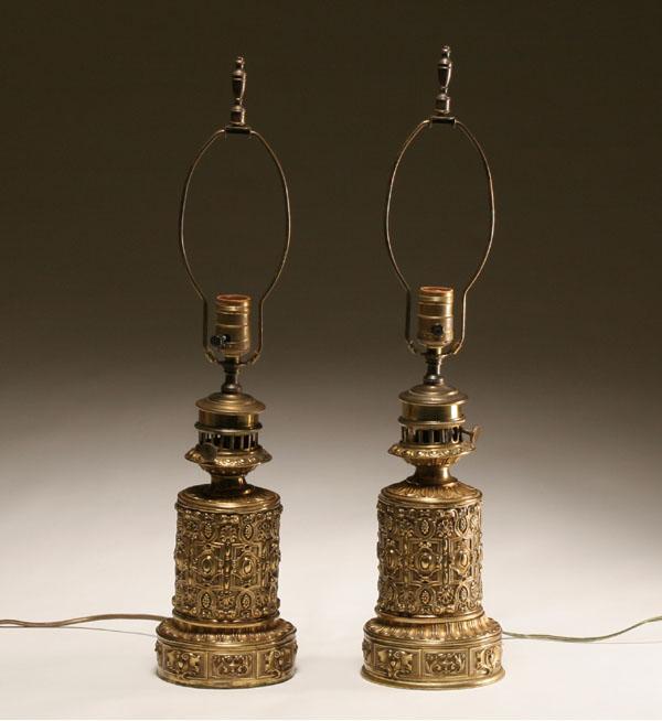 Pair of 19th century Gagneau bronze