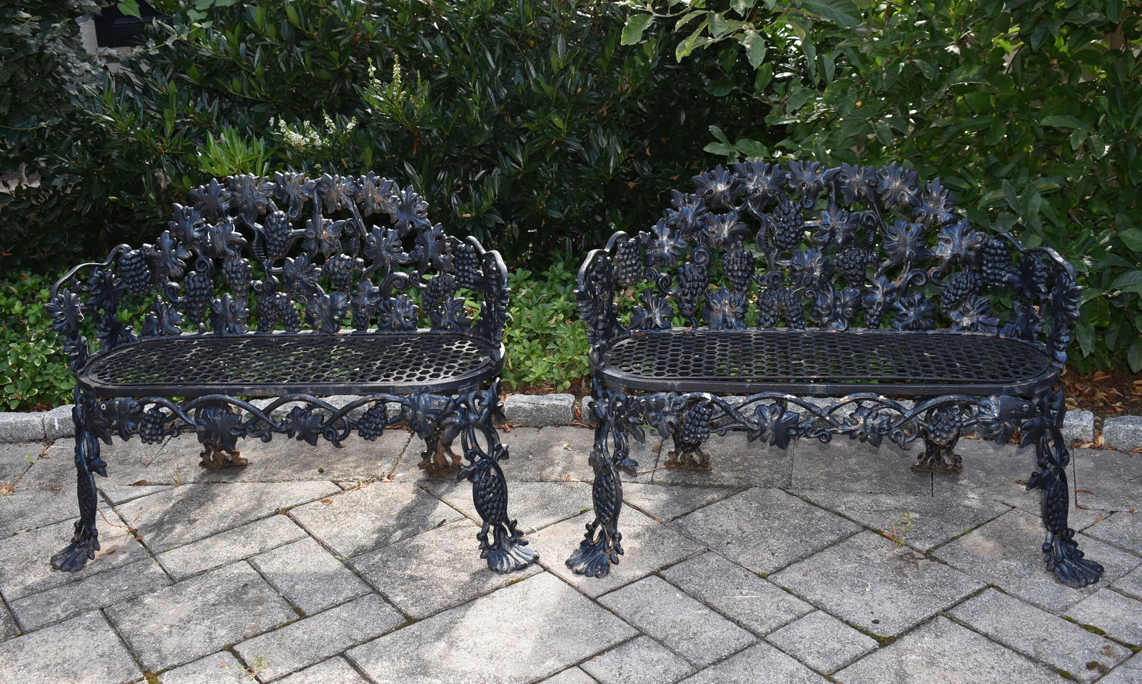 PAIR OF 19TH CENTURY GRAPE & VINE