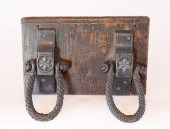 PAIR OF 19TH CENTURY ROPE BECK