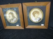 Pair of 19th Century Stitchwor