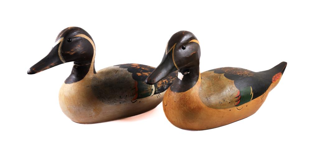 PAIR OF 2 VINTAGE DECOY