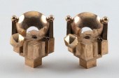 PAIR OF 20KT GOLD THANDATTI EA