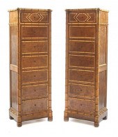 PAIR OF 7 DRAWER SEMAINIERS, B