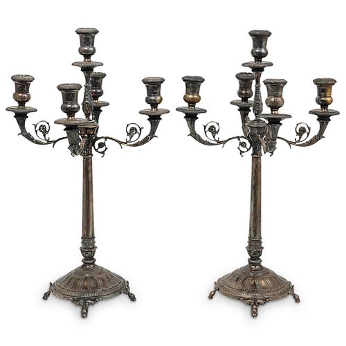 PAIR OF 800 SWEDISH SILVER