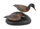 PAIR OF A. ELMER CROWELL MINIA