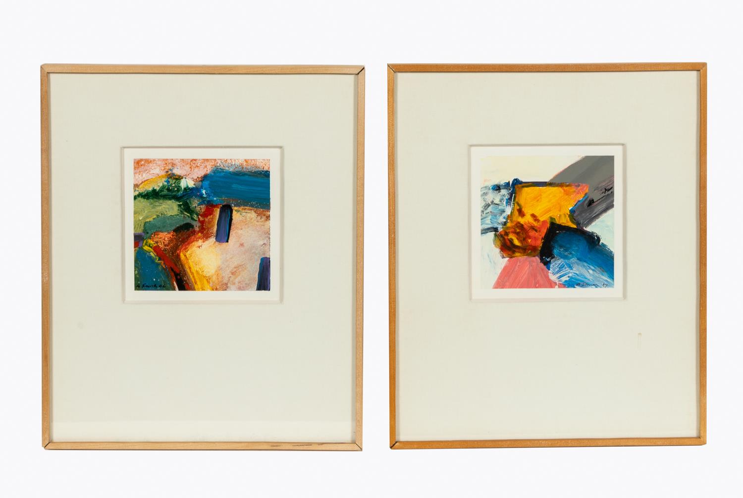 PAIR OF ABSTRACT ALBERT SMITH