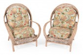 PAIR OF ADIRONDACK-STYLE BENTW