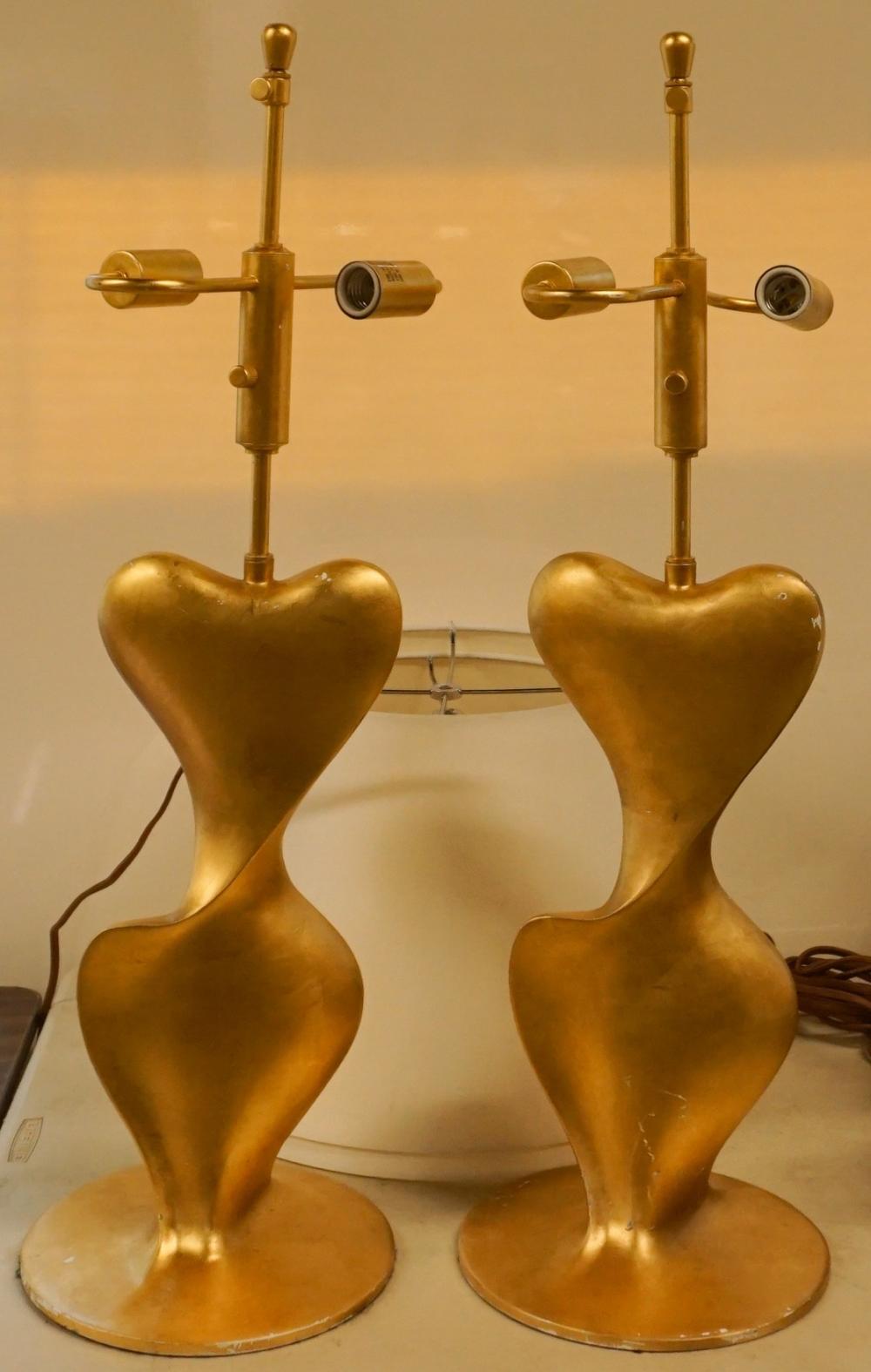 PAIR OF AERIN CLAUSIS 'HEART' TABLE