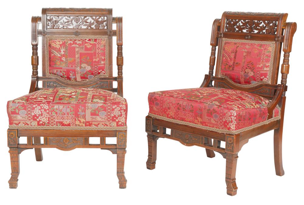 PAIR OF AESTHETIC MOVEMENT SIDE