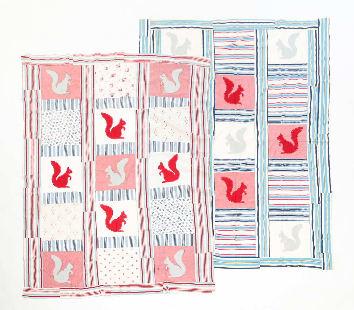 PAIR OF AFRICAN AMERICAN QUILT
