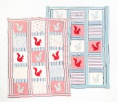 PAIR OF AFRICAN AMERICAN QUILT