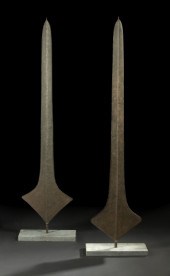 Pair of African Iron Currency