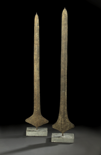 Pair of African Iron Currency