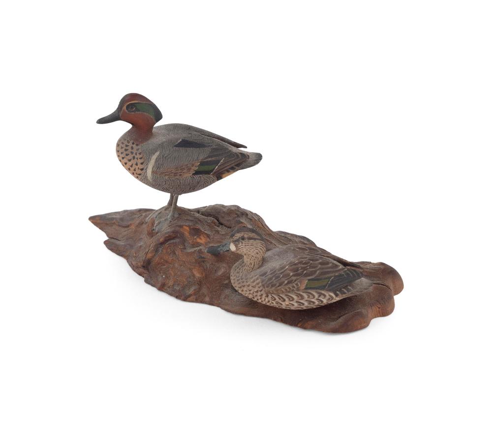 PAIR OF A.J. KING MINIATURE