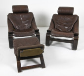 PAIR OF AKE FRIBYTTER LEATHER