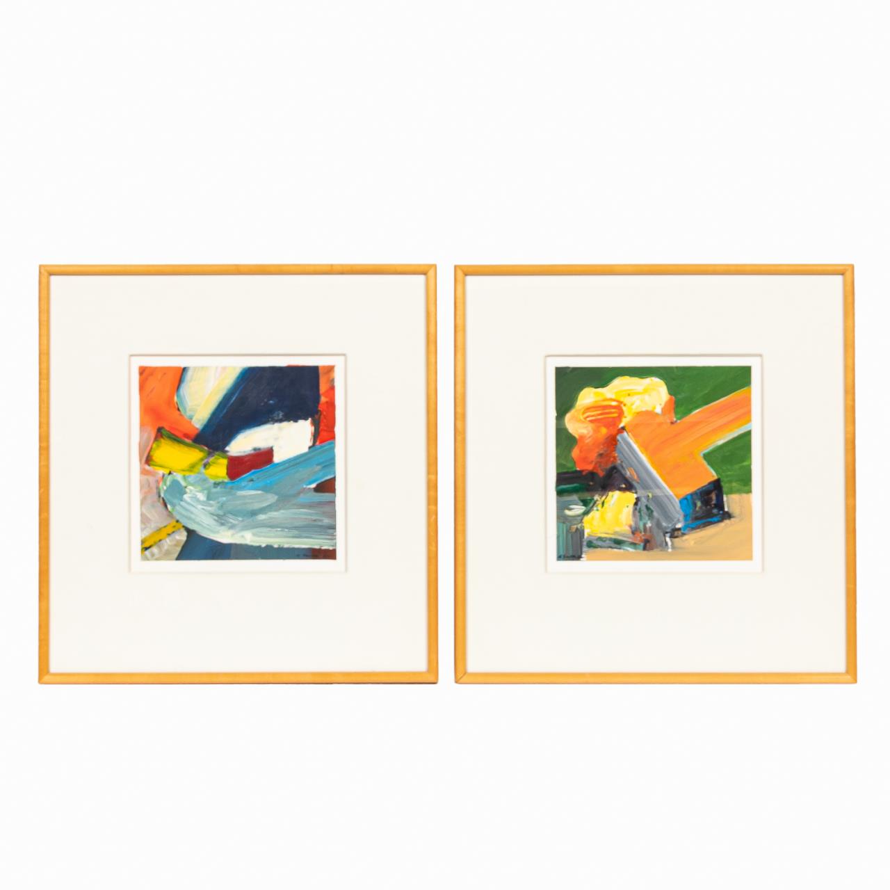 PAIR OF ALBERT SMITH ACRYLIC