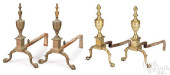 PAIR OF AMERICAN BRASS CHIPPEN