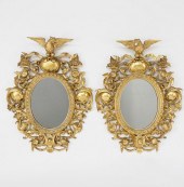 PAIR OF AMERICAN CARVED GILTWO